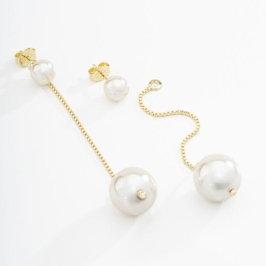 BRINCO COMPRIDO PÉROLAS 2 EM 1