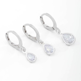 TRIO ARGOLINHA GOTINHAS CRISTAIS