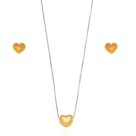 CONJUNTO CORAÇÃO LISO