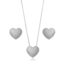 CONJUNTO CORAÇÃO LISO