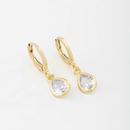 ARGOLINHA CRISTAL GOTA M