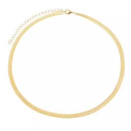 CHOKER FITA LISA 4 MM