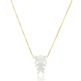 COLAR MENINA MADREPÉROLA