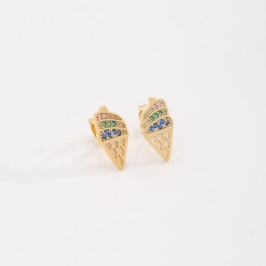 BRINCO SORVETE ZIRCÔNIAS COLORIDAS