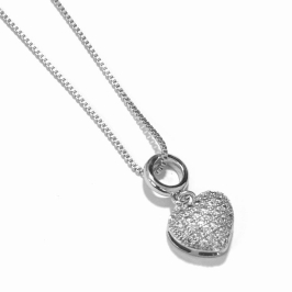 COLAR CORAÇÃO MICROZIRCÔNIAS
