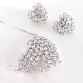 CONJUNTO CORAÇÃO ZIRCÔNIAS