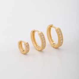 TRIO ARGOLAS ZIRCÔNIAS