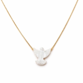 COLAR ESPÍRITO SANTO PINGENTE MADREPÉROLA