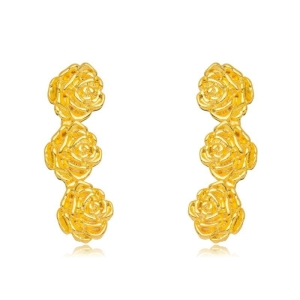 BRINCO TRÊS FLORES LISAS