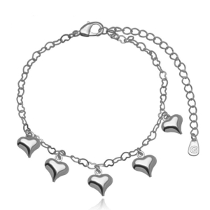 PULSEIRA 5 CORAÇÕES LISOS