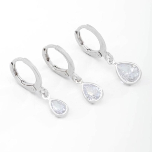 TRIO ARGOLINHA GOTINHAS CRISTAIS