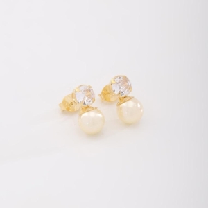 BRINCO PÉROLA BASE ZIRCÔNIA