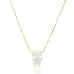 COLAR MENINA MADREPÉROLA