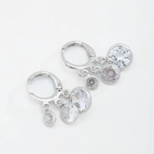 ARGOLINHA 3 CRISTAIS REDONDOS