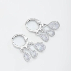 ARGOLINHA 3 GOTINHAS CRISTAIS