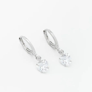 ARGOLINHA CORAÇÃO CRISTAL