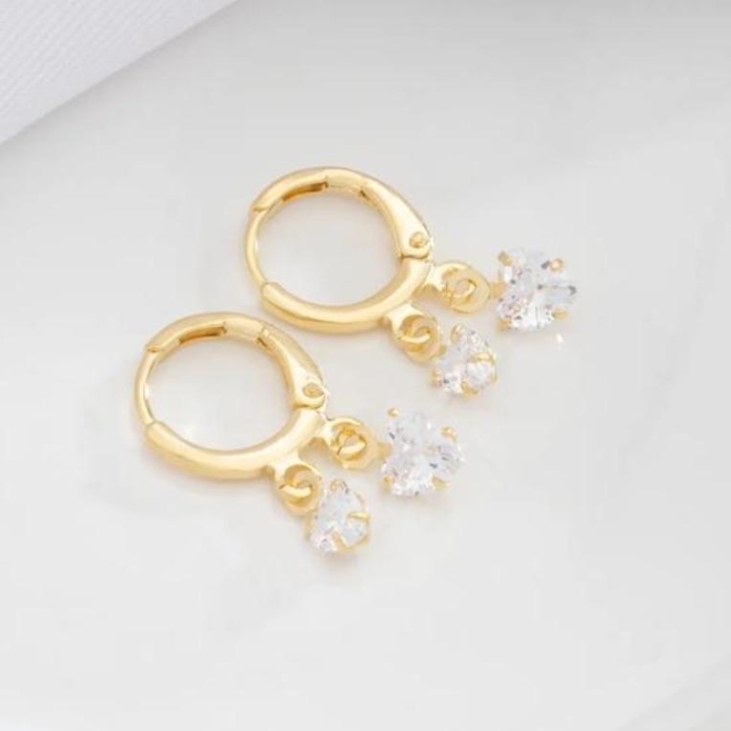 ARGOLINHA CORAÇÕES CRISTAIS