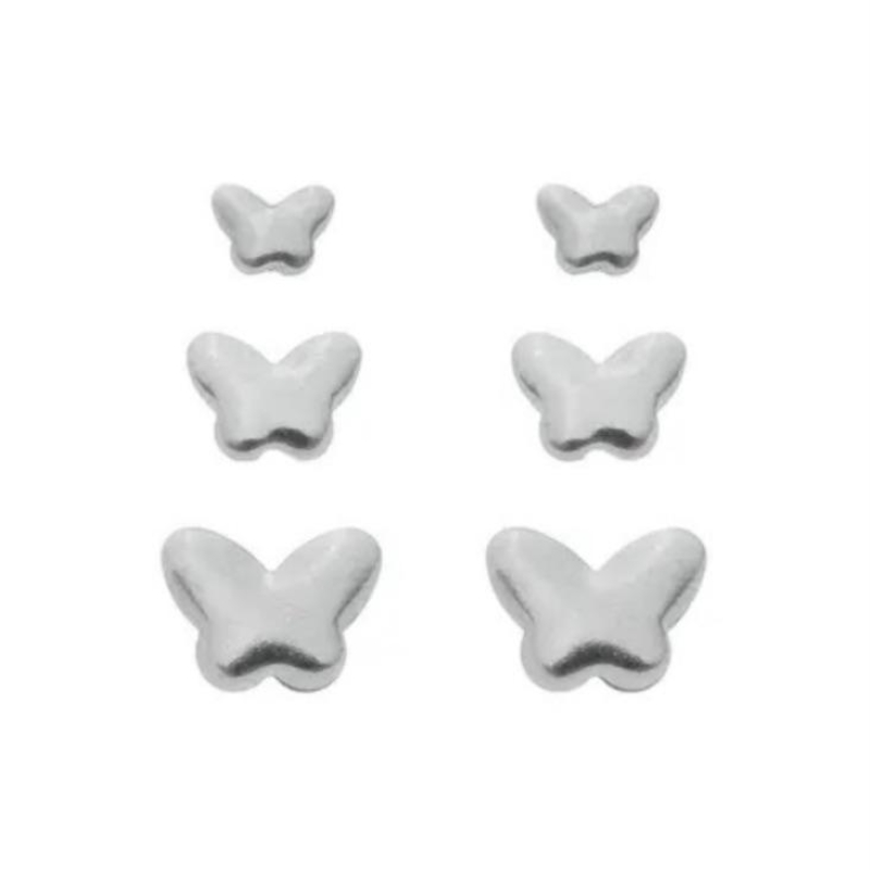 TRIO BORBOLETAS LISAS