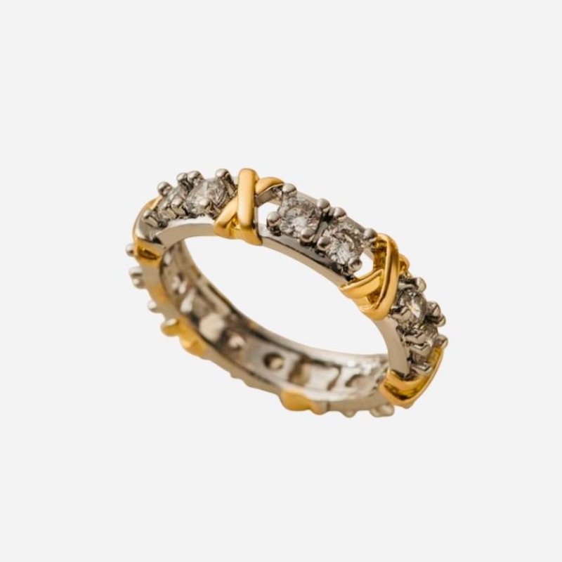 ALIANÇA ZIRCÔNIAS INSPIRAÇÃO