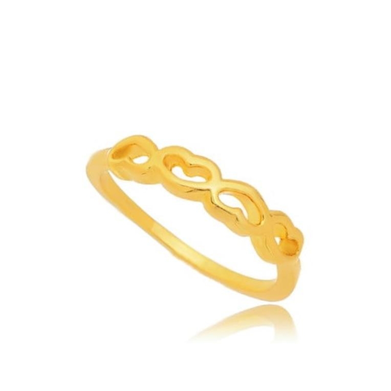 ANEL CORAÇÕES VAZADOS