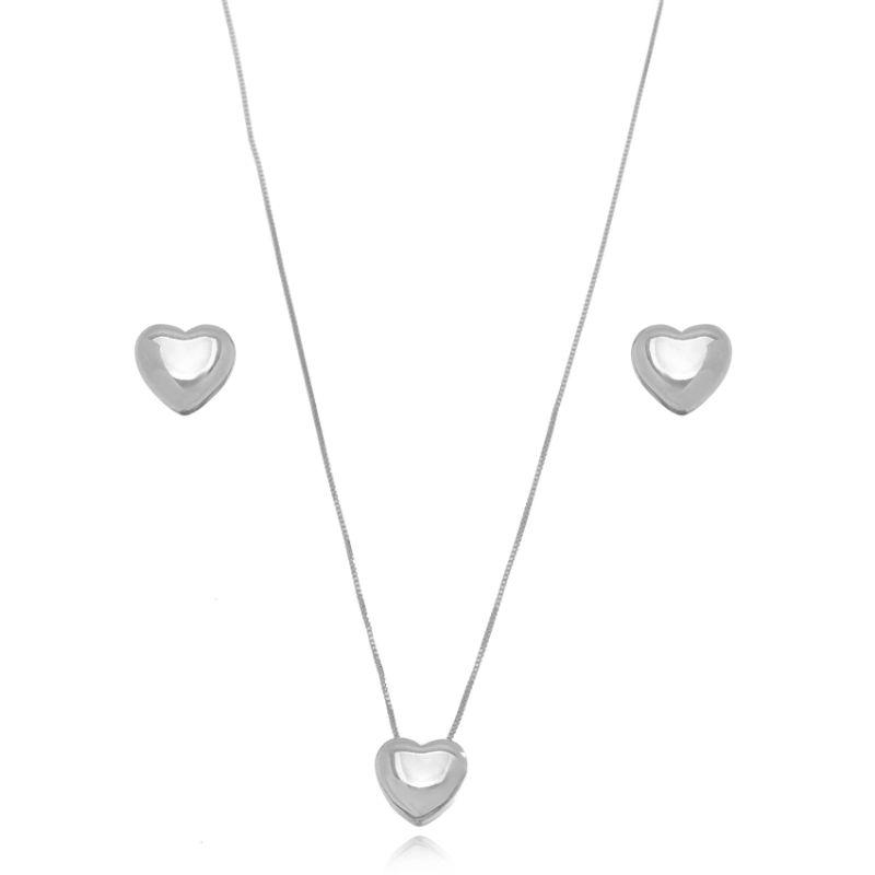 CONJUNTO CORAÇÃO LISO