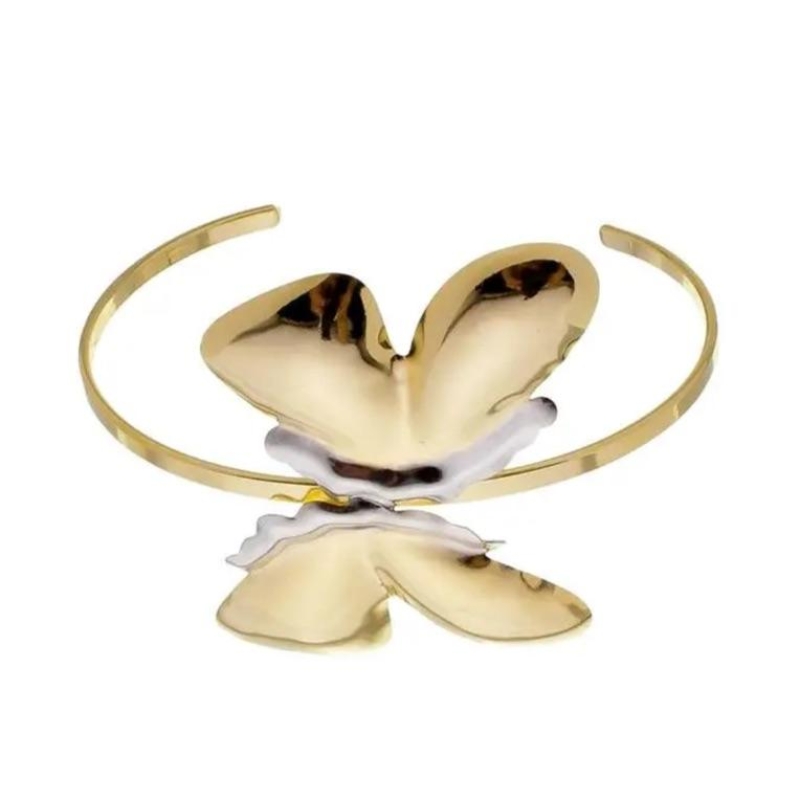 BRACELETE BORBOLETA CHAPA MIX DE BANHOS