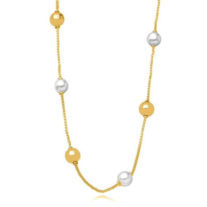 CHOKER ESFERAS E PÉROLAS