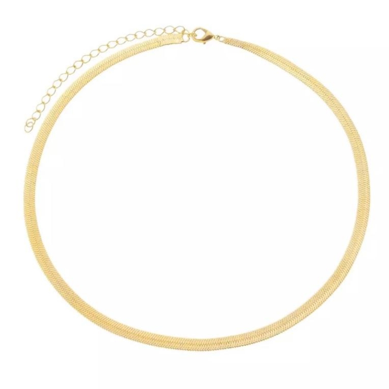 CHOKER FITA LISA 4 MM