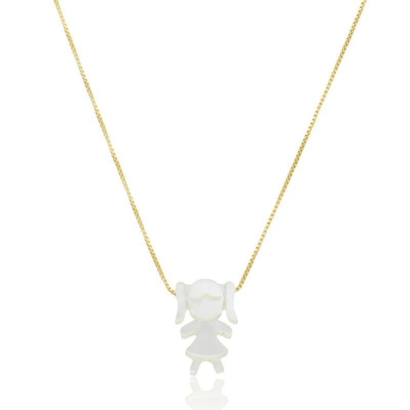 COLAR MENINA MADREPÉROLA