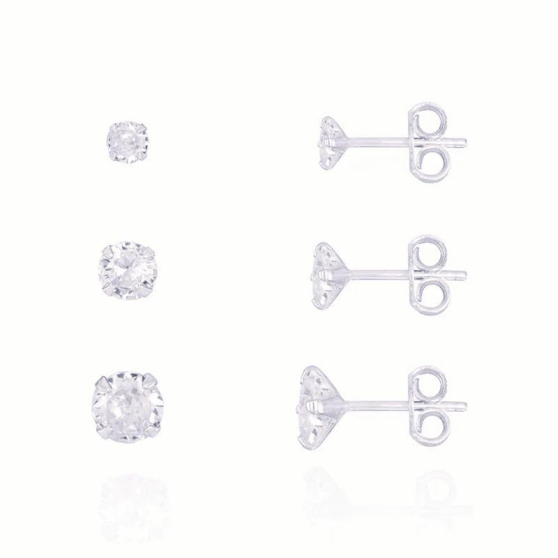 TRIO PONTO DE LUZ ZIRCÔNIAS