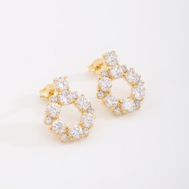 BRINCO REDONDO ZIRCÔNIAS