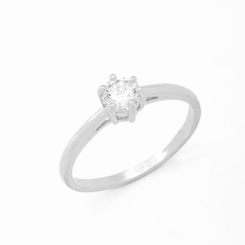 ANEL SOLITÁRIO ZIRCÔNIA