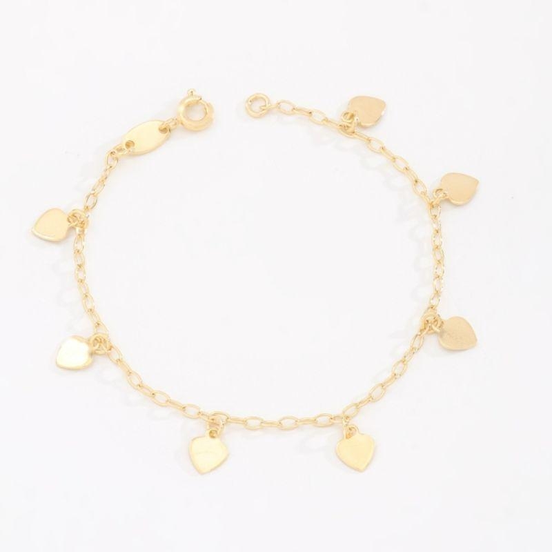 PULSEIRA INFANTIL CORAÇÕES LISOS