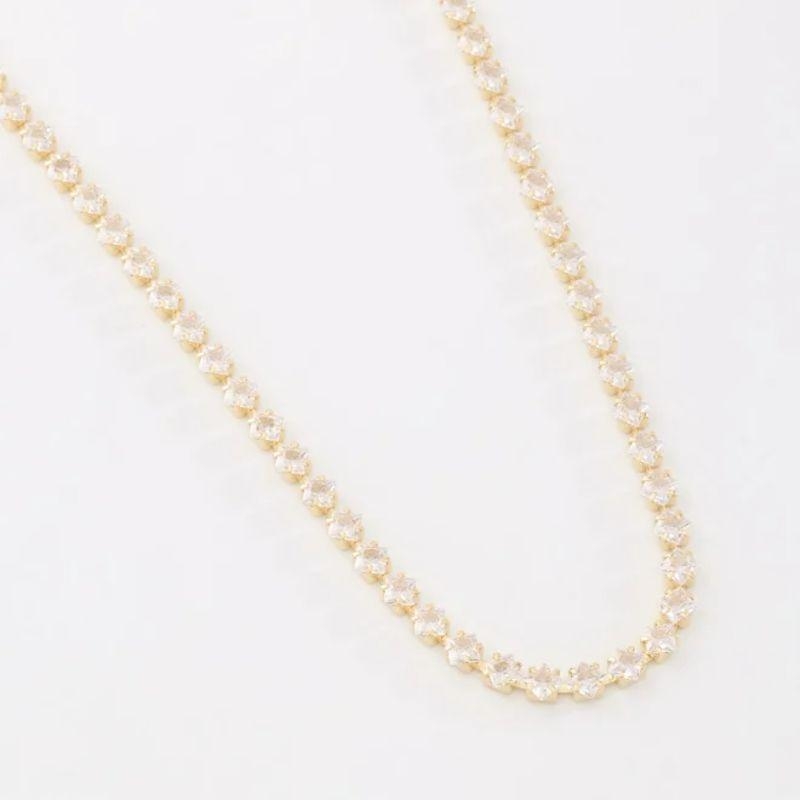 CHOKER ZIRCÔNIAS QUADRADAS