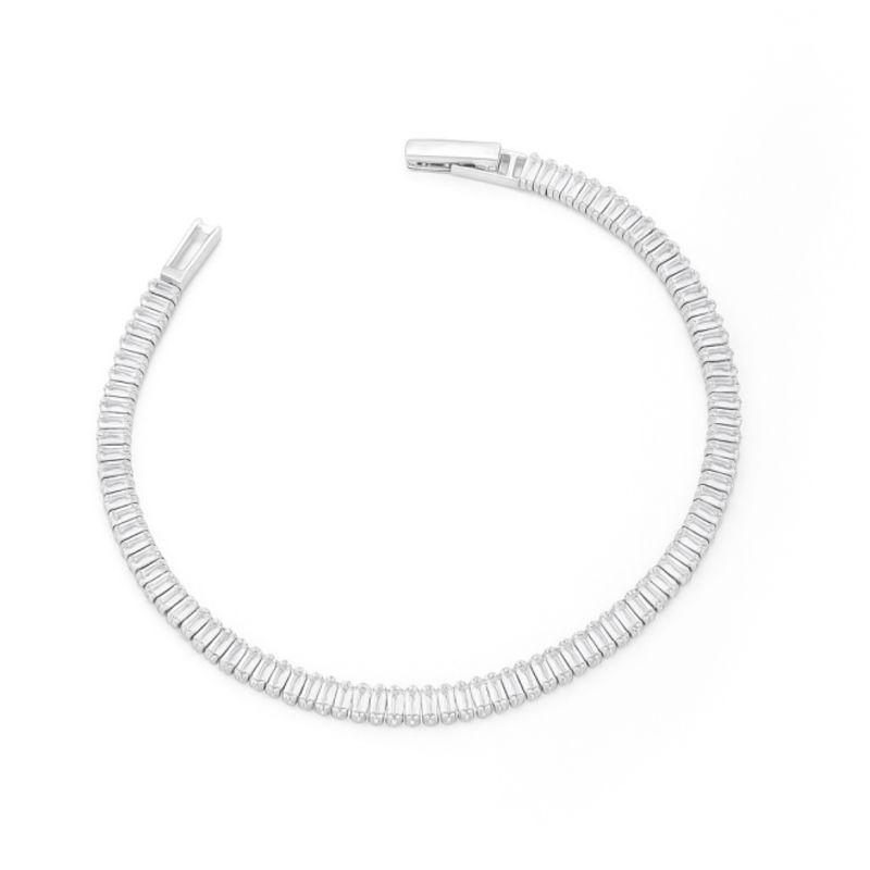 PULSEIRA RIVIERA ZIRCÔNIAS BAGUETE