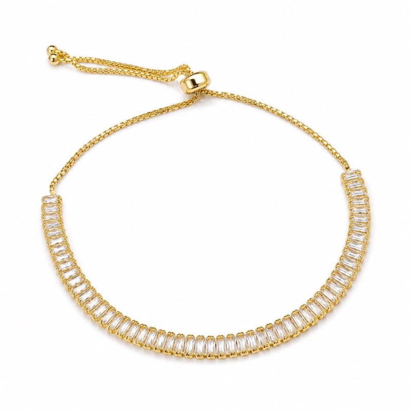 PULSEIRA ZIRCÔNIAS BAGUETES
