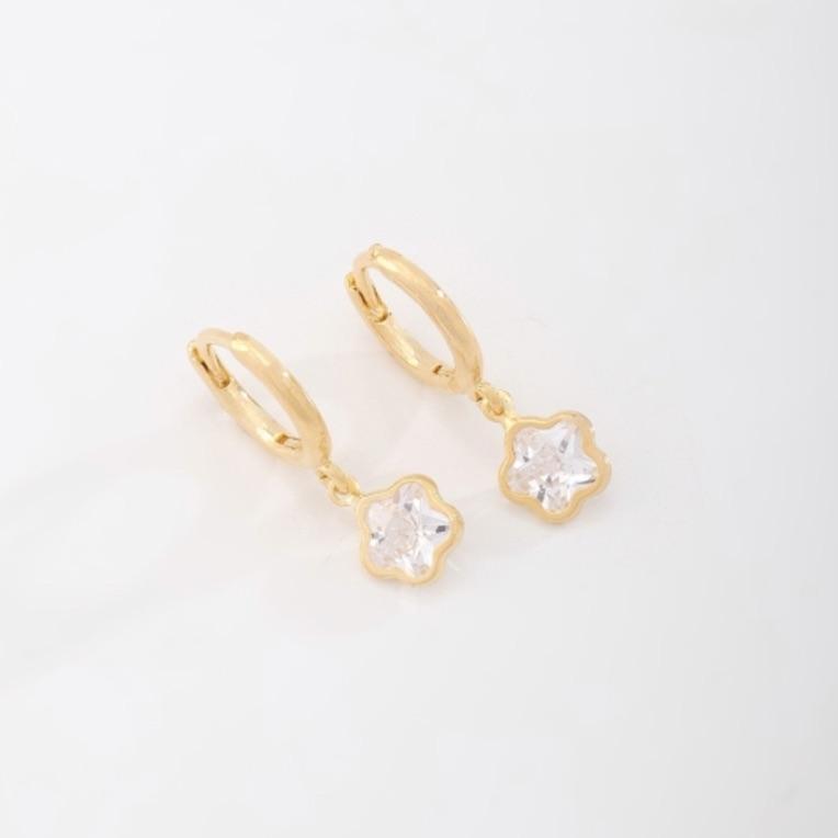 ARGOLINHA ESTRELA ZIRCÔNIA