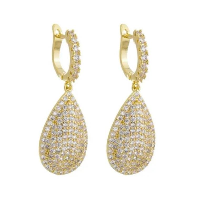 BRINCO FESTA GOTA ZIRCÔNIAS