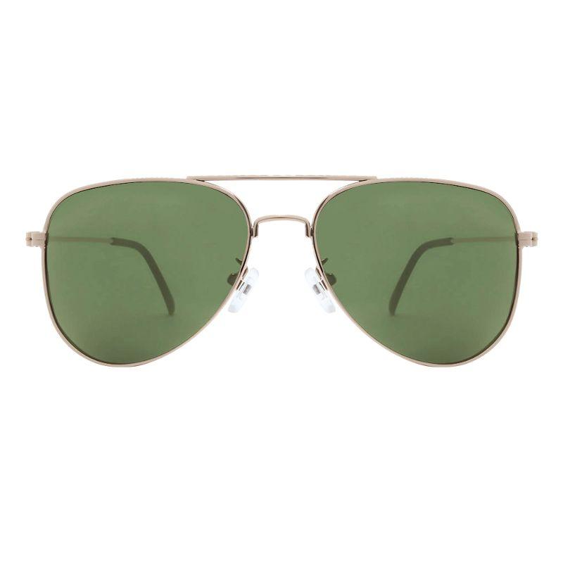 ÓCULOS DE SOL AVIADOR CLÁSSICO VERDE