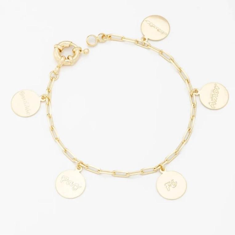 PULSEIRA MEDALHAS DIZERES