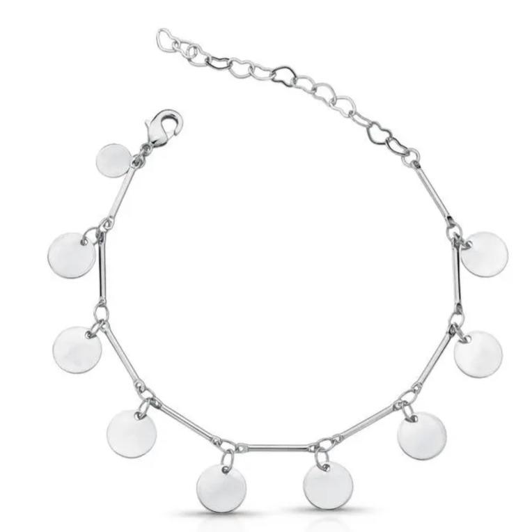 PULSEIRA MEDALHAS LISAS