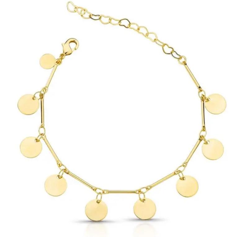 PULSEIRA MEDALHAS LISAS