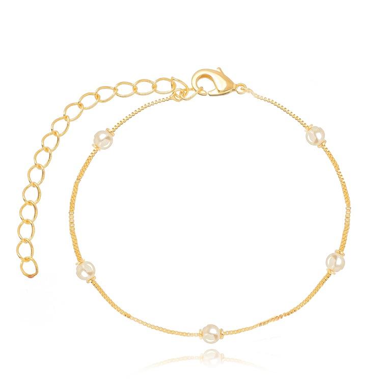 TORNOZELEIRA PÉROLAS PEQUENAS