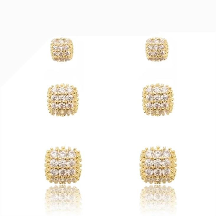 TRIO QUADRADO ZIRCÔNIAS