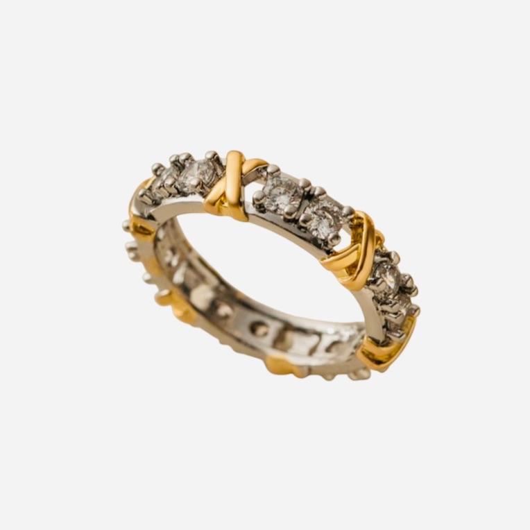 ALIANÇA ZIRCÔNIAS INSPIRAÇÃO