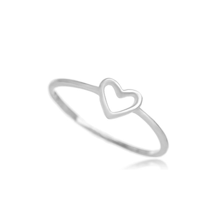 ANEL CORAÇÃO VAZADO