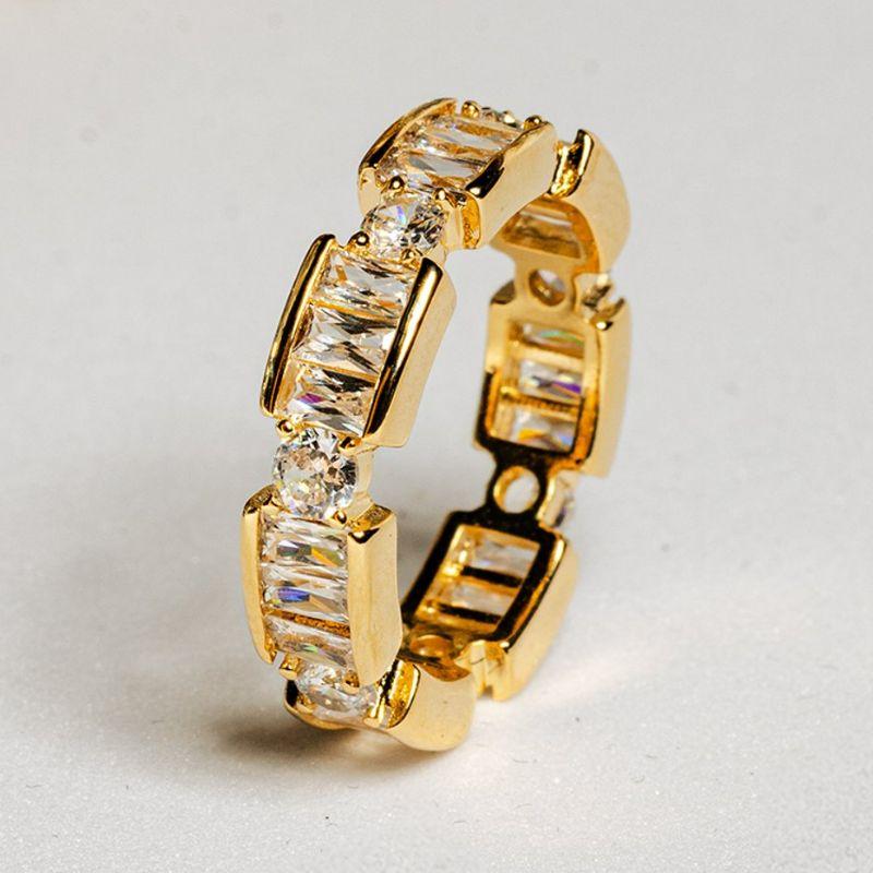 ANEL ZIRCÔNIAS BAGUETES