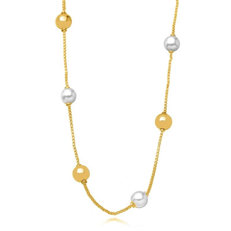 CHOKER ESFERAS E PÉROLAS