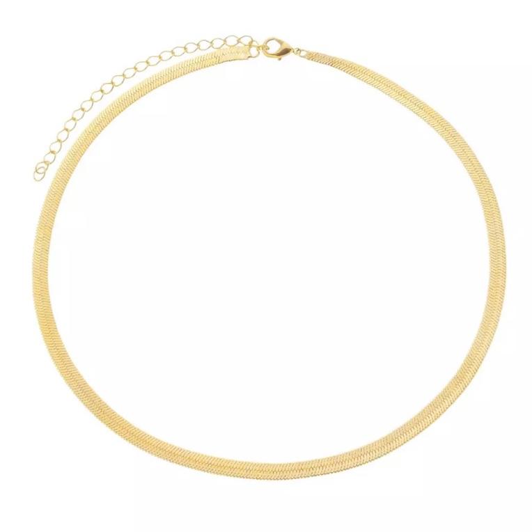 CHOKER FITA LISA 4 MM