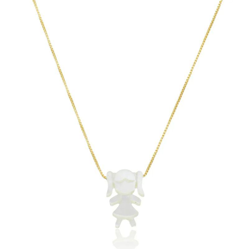 COLAR MENINA MADREPÉROLA